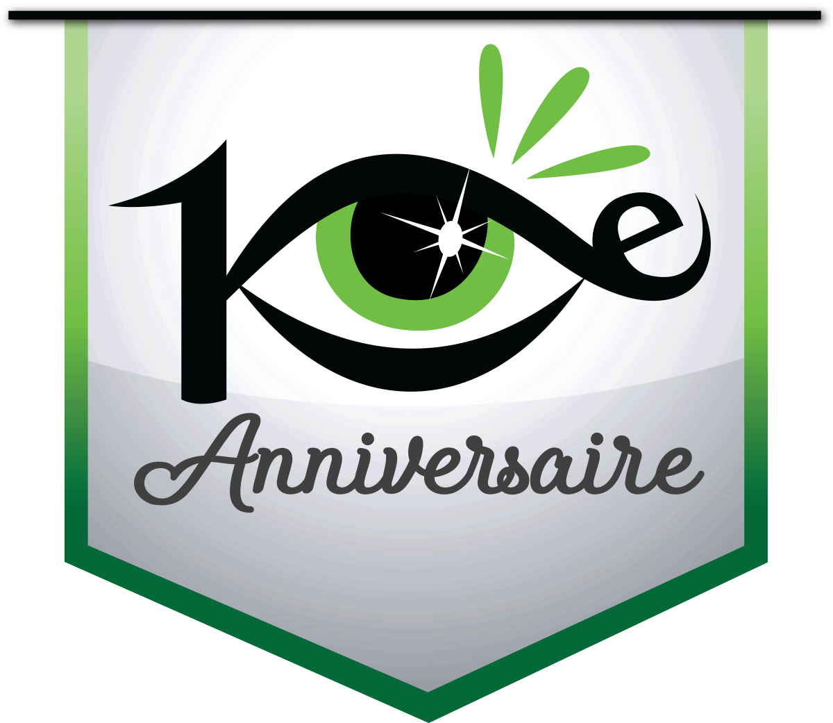 mily Créactive agence de publicité à Victoriaville- Logo 10 ans